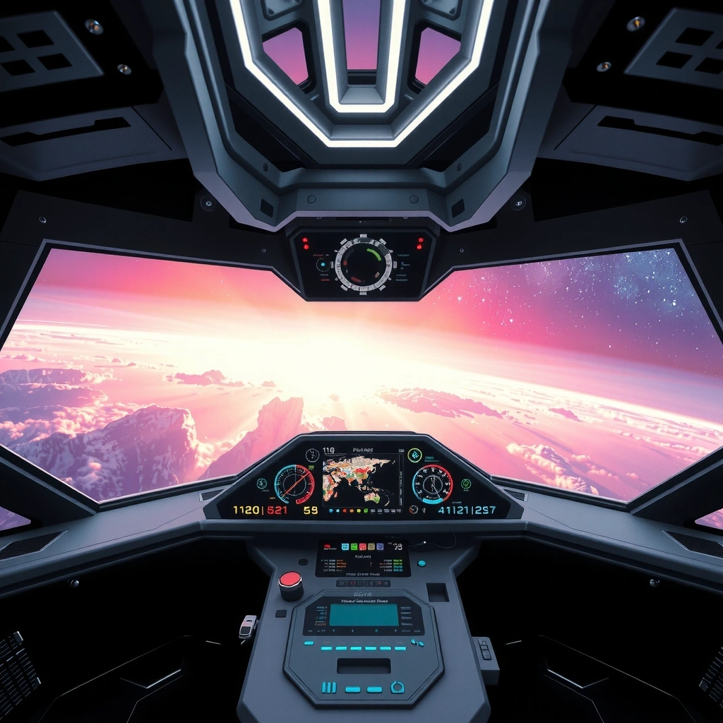 Deep space nebula background